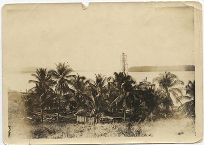 Is the boat in the distance the wreck on the beach?
